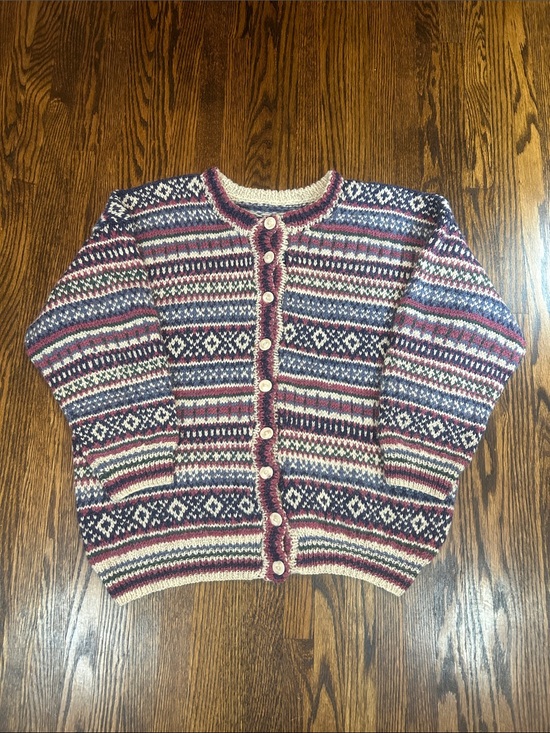 Vintage Sweaters - Vintage Knit Cardigan Sweater